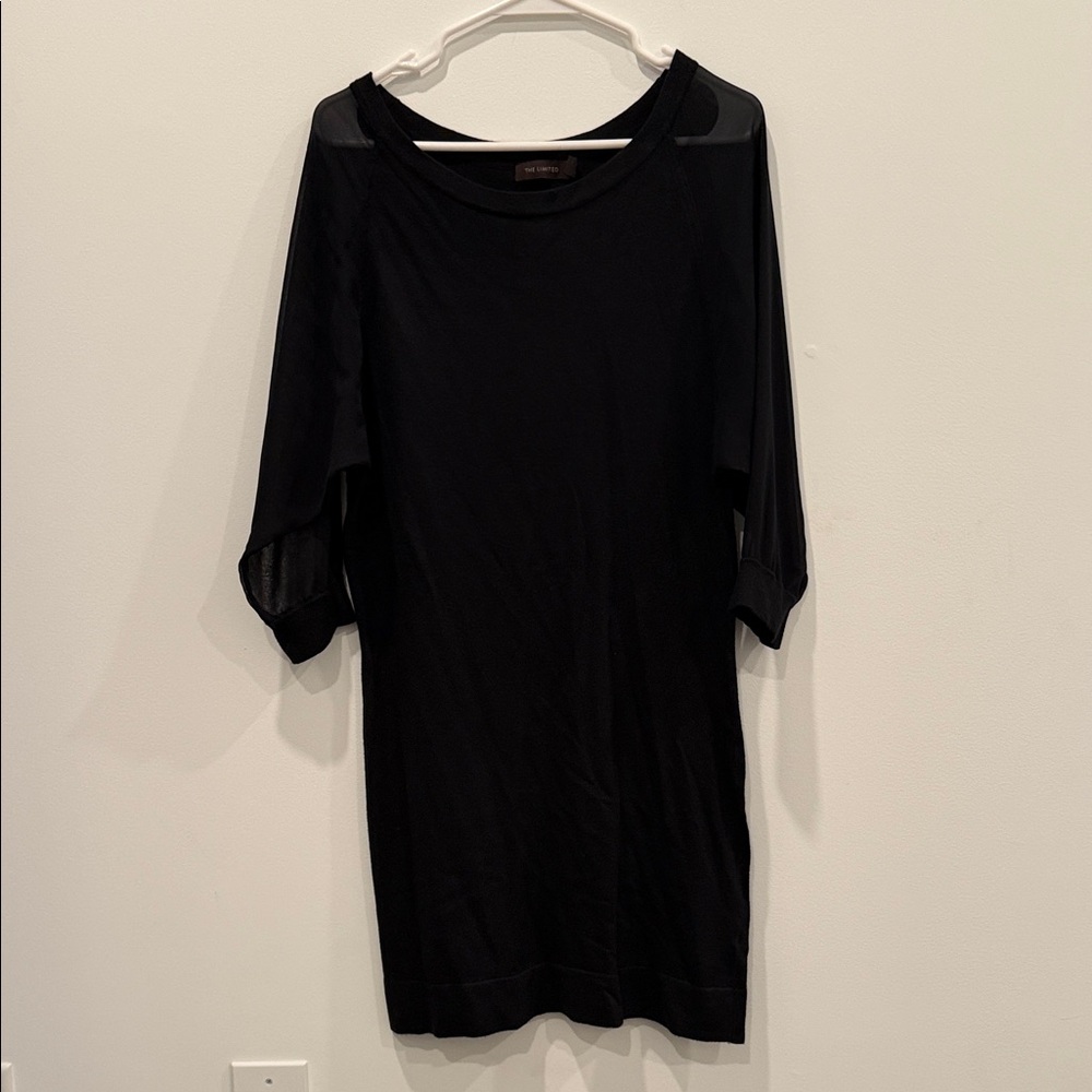 The Limited Black Midi Dress